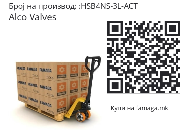   Alco Valves HSB4NS-3L-ACT
