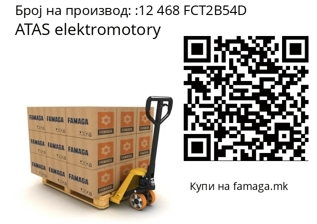   ATAS elektromotory 12 468 FCT2B54D