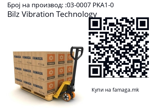   Bilz Vibration Technology 03-0007 PKA1-0