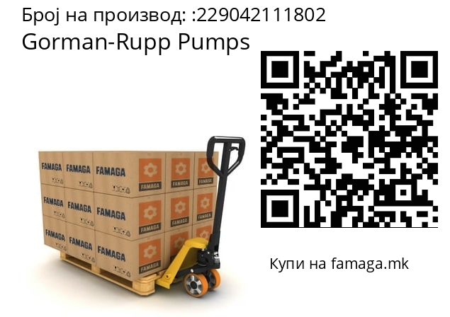   Gorman-Rupp Pumps 229042111802