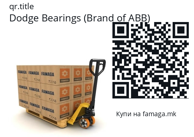   Dodge Bearings (Brand of ABB) INS-IP-407R