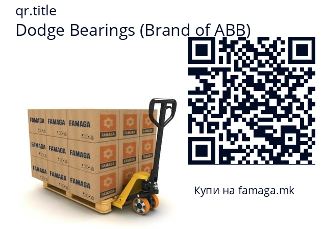   Dodge Bearings (Brand of ABB) 049765