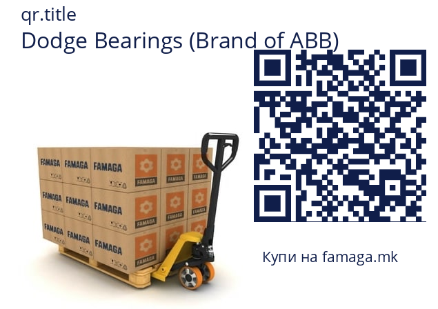   Dodge Bearings (Brand of ABB) 137107