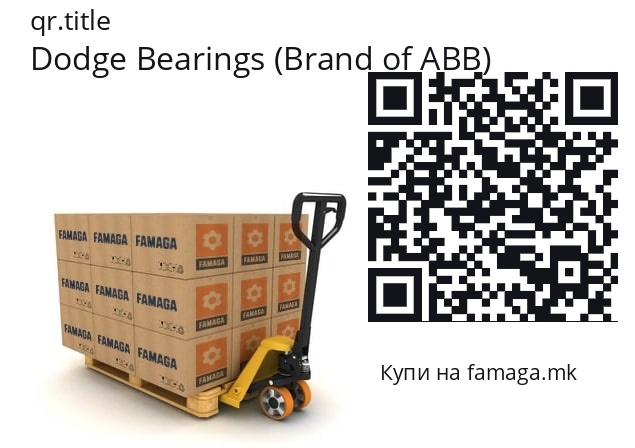   Dodge Bearings (Brand of ABB) 128219