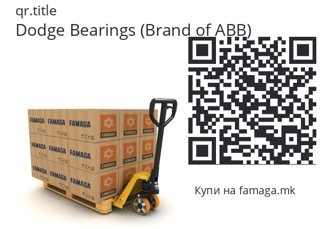   Dodge Bearings (Brand of ABB) PFL 207
