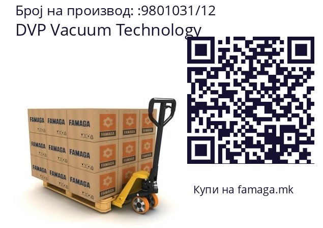   DVP Vacuum Technology 9801031/12