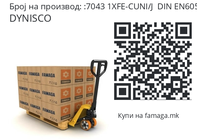   DYNISCO 7043 1XFE-CUNI/J  DIN EN605841