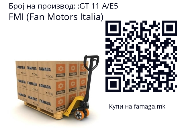   FMI (Fan Motors Italia) GT 11 A/E5