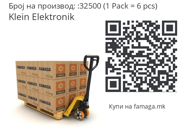   Klein Elektronik 32500 (1 Pack = 6 pcs)