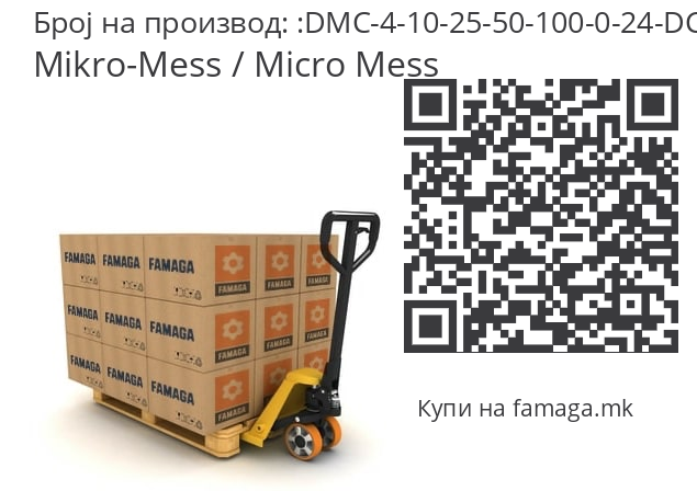   Mikro-Mess / Micro Mess DMC-4-10-25-50-100-0-24-DC-129MS-AL- CE